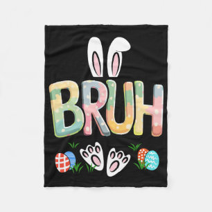 Lustiges Ostern Bruh Meme Frohen Ostertag Hase Eie Fleecedecke