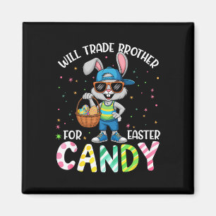 Lustiges Ostern Wird Bruder Für Süßigkeiten Kinder Magnet