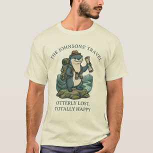 Lustiges Otter-Abenteuer-Reise-T-Shirt - Maßgeschn T-Shirt