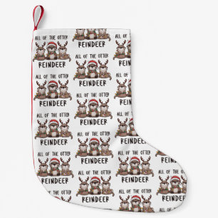 Lustiges Otter-Rentier-Weihnachts-Tier  Kleiner Weihnachtsstrumpf