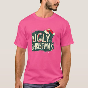 Lustiges Outfit für die Weihnachtszeit mit hässlic T-Shirt