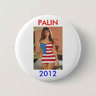 Lustiges Palin 2012 Knopf (AntiObama) Palin Button