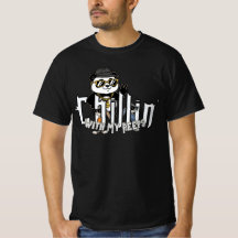 Lustiges Panda-T-Shirt "Chillen mit meinen Leuten"
