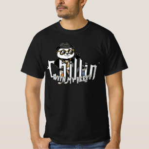 Lustiges Panda-T-Shirt "Chillen mit meinen Leuten" T-Shirt