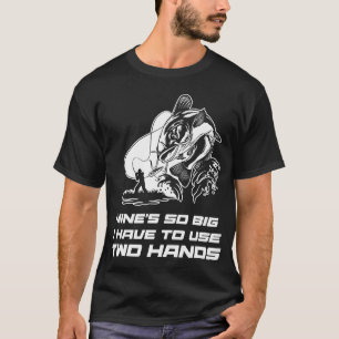 Lustiges Papa-Angler-Shirt Fängt Großes mit zwei H T-Shirt