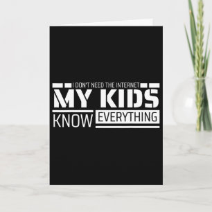 Lustiges Papa-Shirt von Kindern Männer Lustiger Va Karte