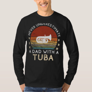Lustiges Papa-Tuba-T-Shirt - Papas Blechmagie und  T-Shirt