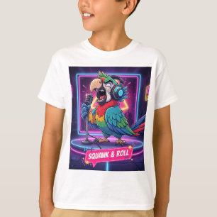Lustiges Papageien-Singen-Karaoke-T-Shirt T-Shirt