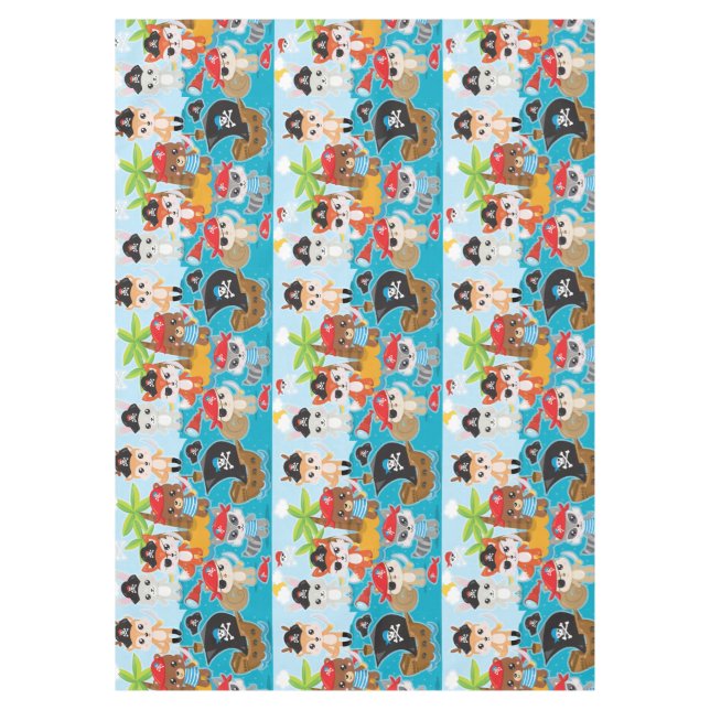lustiges Party Pirates Tablecloth Tischdecke (Vorderseite)