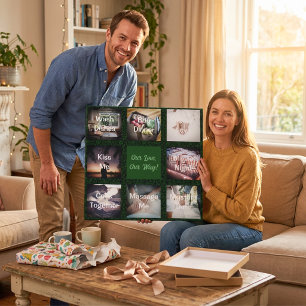 Lustiges personalisiertes Fotogeschenk für den Ehe Leinwanddruck