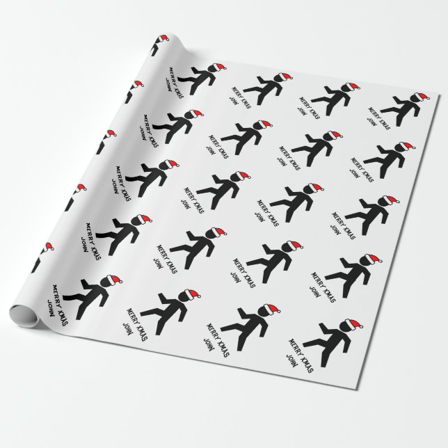 Lustiges personalisiertes geschenkpapier (Ungerollt)
