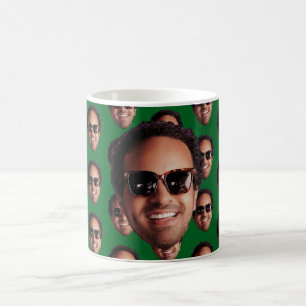 Lustiges Personalisiertes Gesichtsfoto Kaffeetasse