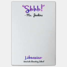 Lustiges personalisiertes Shhh! Post-it Klebezettel