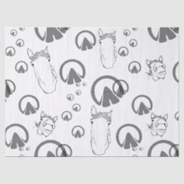 Lustiges Pferdeliebhaber-Geschenk Whimsical Chaos  Seidenpapier