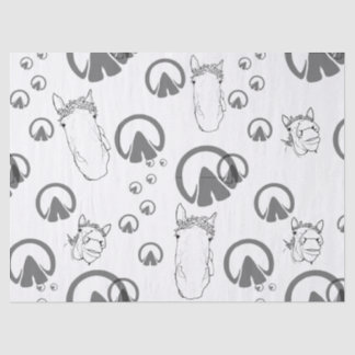 Lustiges Pferdeliebhaber-Geschenk Whimsical Chaos Seidenpapier