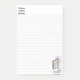 Lustiges Pferdeliebhaber-Geschenk Whimsical Frosti Post-it Klebezettel