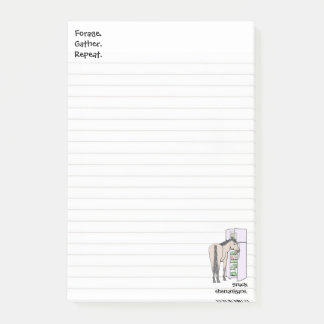 Lustiges Pferdeliebhaber-Geschenk Whimsical Frosti Post-it Klebezettel