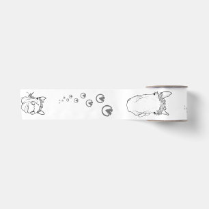 Lustiges Pferdeliebhaber-Geschenk Whimsical Haus P Satinband