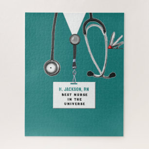 Lustiges Pfleger-Puzzle