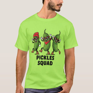 Lustiges Pickle-Squad Cool tanzende Dillgurken Kun T-Shirt