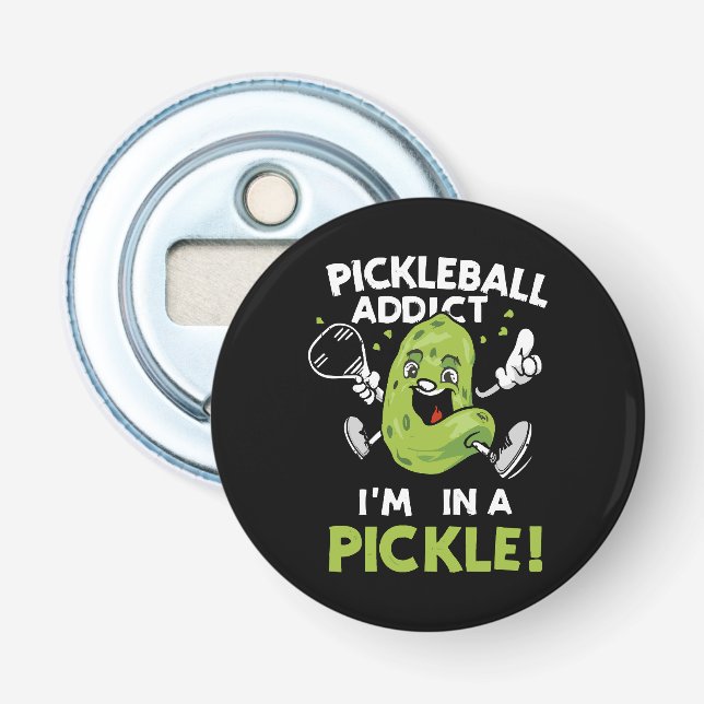 Lustiges-Pickleball Flaschenöffner (Vorderseite)
