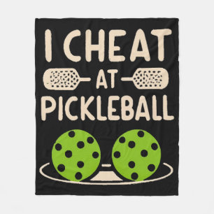 Lustiges Pickleball Fleecedecke