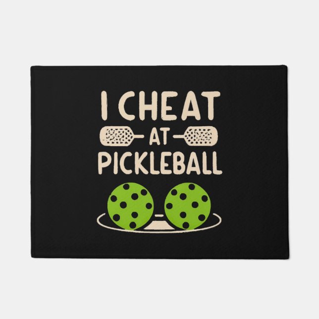 Lustiges Pickleball Fußmatte (Vorderseite)