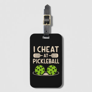 Lustiges Pickleball Gepäckanhänger