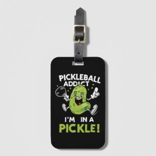 Lustiges-Pickleball Gepäckanhänger