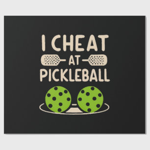 Lustiges Pickleball Geschenkpapier