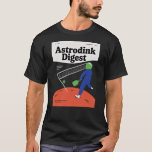 Lustiges Pickleball-Martian-Matches-Poster T-Shirt