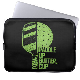 Lustiges Pickleball-Paddel, Buttercup hoch Laptopschutzhülle