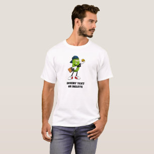 Lustiges Pickleball Pickle Benutzerdefinierter Nam T-Shirt
