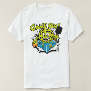 Lustiges Pickleball-Riesen-Gurke-Spiel im Gange T-Shirt
