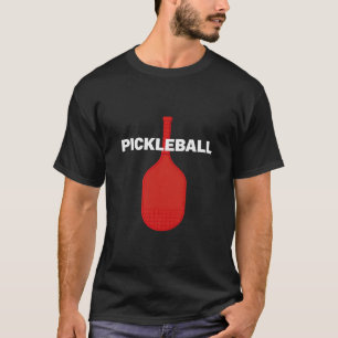 Lustiges Pickleball-Schläger-Grafik-T-Shirt T-Shirt
