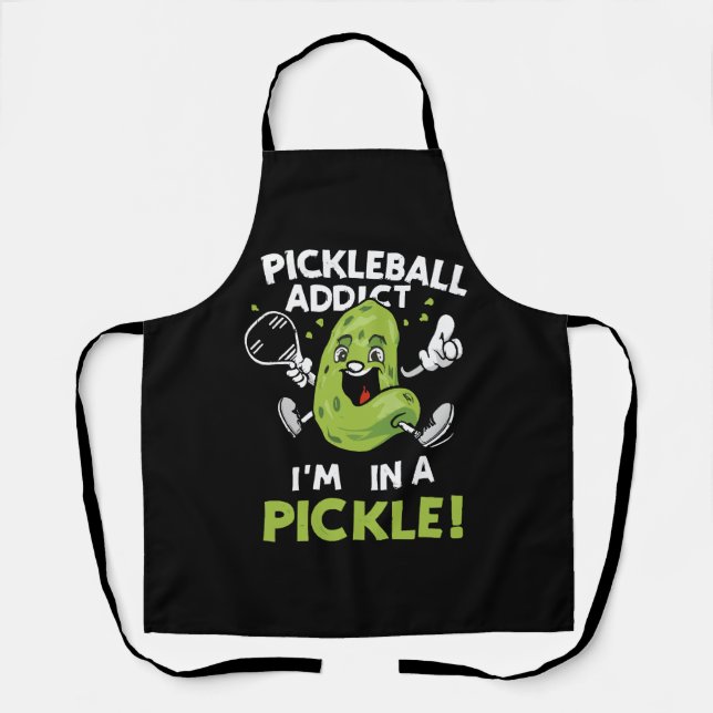 Lustiges-Pickleball Schürze (Vorderseite)