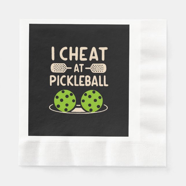 Lustiges Pickleball Serviette (Vorderseite)