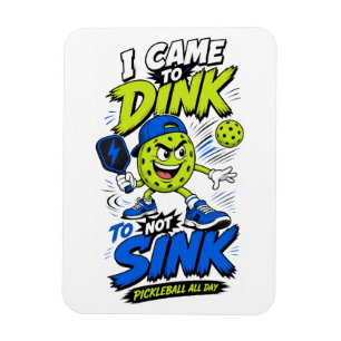 Lustiges Pickleball-Spieler-Design Magnet