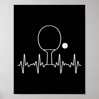 Lustiges Ping-Pong-Geschenk für Männer Frauen Tisc Poster