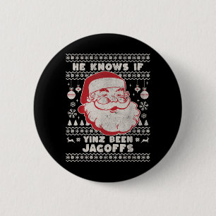Lustiges Pittsburgh Weihnachten Button