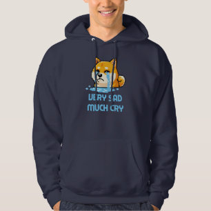 Lustiges Pixel-Art-Shiba-Inu-Hund-Meme Hoodie