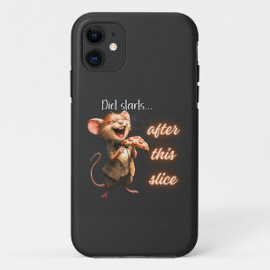 Lustiges Pizza-Diät-Maus-Design Case-Mate iPhone Hülle