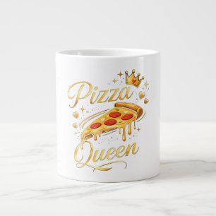 Lustiges Pizza-Gif Süße Pizzaliebhaberin Kochen Kü Jumbo-Tasse