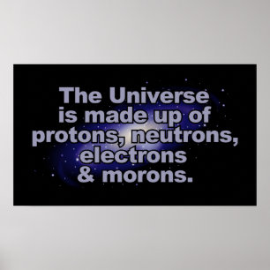 Lustiges Plakat "des Universums"