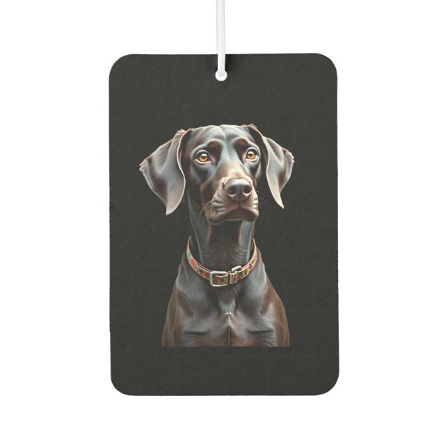 Lustiges Pointer-Shirt Pointer-Mutter-Vater-Hundel Autolufterfrischer (Vorderseite)