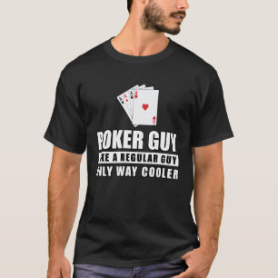 Lustiges Poker-Design T-Shirt