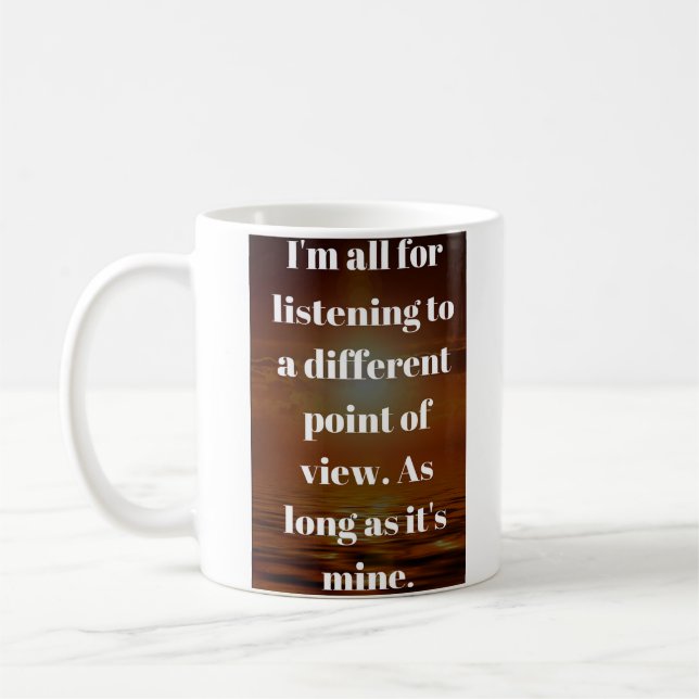 Lustiges politisches kaffeetasse (Links)