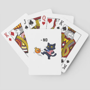 Lustiges politisches Meme ohne Katze Spielkarten