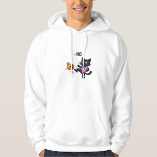 Lustiges politisches Meme ohne Katzen-Design Hoodie