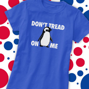 Lustiges politisches Meme-Pinguin-Zoll T-Shirt